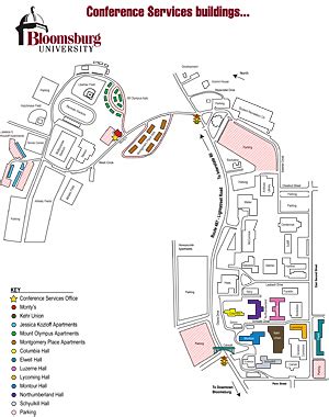 Bloomsburg University Campus Map Verjaardag Vrouw 2020