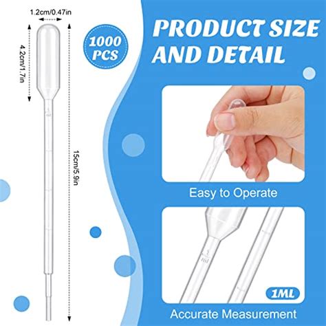 Snapklik Pcs Plastic Transfer Pipettes Disposable Graduated