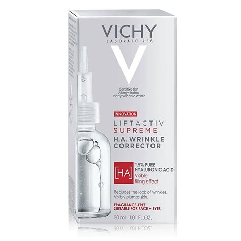 Vichy Liftactiv Supreme Ha Wrinkle Corrector Serum For Face Anti