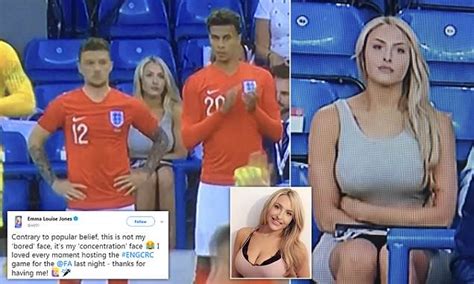 Leeds Tv Presenter Becomes Star During Englands World Cup Friendly Daily Mail Online