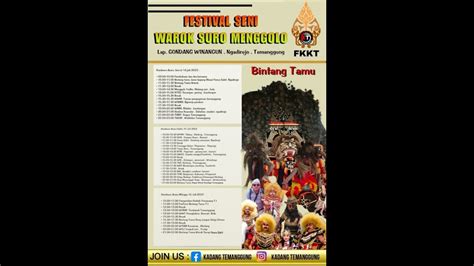 Live Streaming Pentas Seni Festifal Warok Suromenggolo Di Gondang