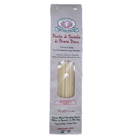 Rustichella Dabruzzo Spaghetti Durum Wheat Semolina Pasta 500g