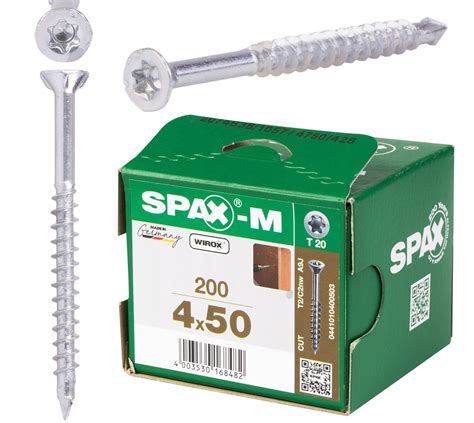 SPAX WKRĘTY DO PŁYT MDF TORX OCYNK 4X50MM 200SZT 0441010400503 Cena