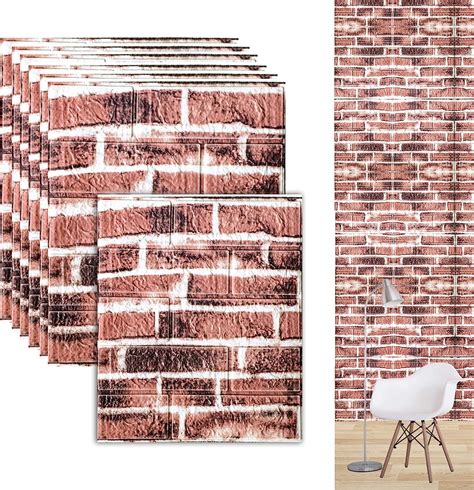 3D Wall Panels Peel And Stick 3D Brick Wallpaper Peel And Stick Faux