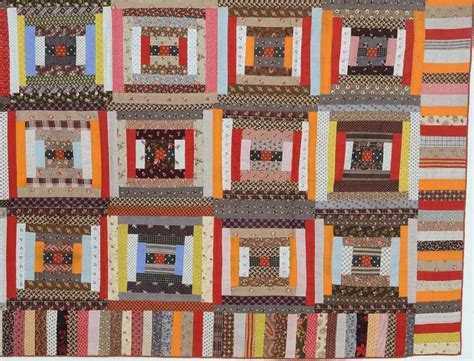 A Multicolored Patchwork Quilt On Display