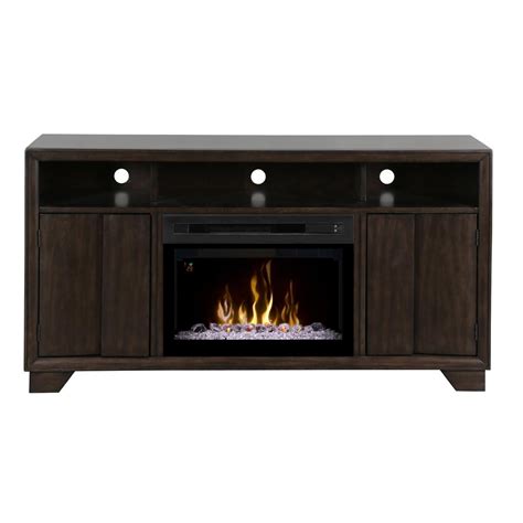 Dimplex Multi Fire Xd Bayne 60 Inch Electric Fireplace Media Console Acrylic Ice Embers