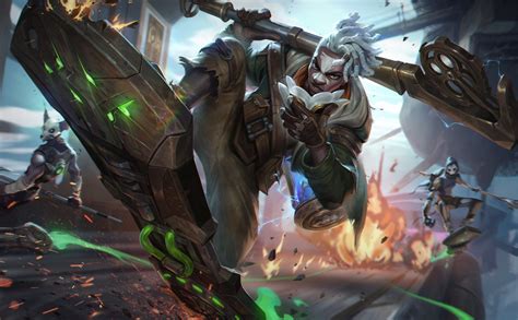 Lol Arcane Themed Firelight Ekko Skin Splash Art Release Date And