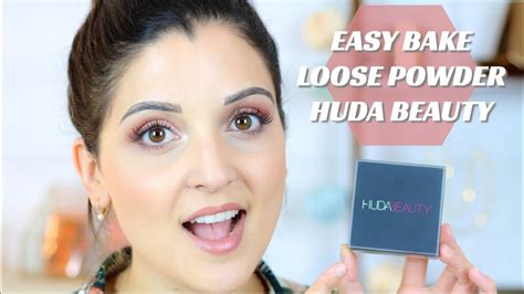 Revue Huda Beauty Easy Bake Loose Powder Youtube