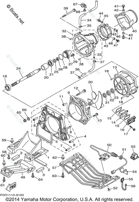 Yamaha Waverunner 1999 Oem Parts Diagram For Jet Unit 1