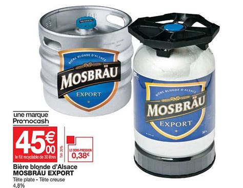 Promo Bi Re Blonde D Alsace Mosbr U Export Chez Promocash Icatalogue Fr