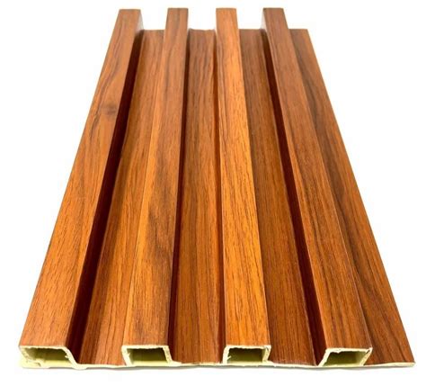 PVC Brown WPC Wall Panel For Decoration Thickness 10 Mm At Rs 100 Sq