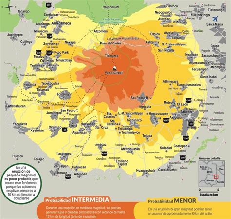 Popocatepetl Mapa Mapa