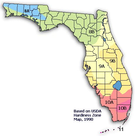 Plant Hardiness Zone Map Florida - Deriding-Polyphemus