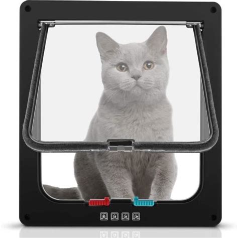 Chati Re Pour Chat Avec Magn Tique Voies Porte Pour Animaux De