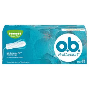 O B ProComfort Super Plus Tampons Mit Dynamic Fit Technologie Und