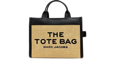 Marc Jacobs The Woven Medium Tote Shopper Tote Bag In Natural Lyst Canada