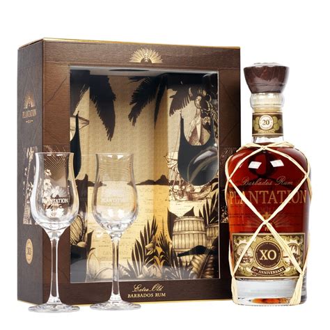 Plantation Xo Th Anniversary Two Glass Gift Pack Spirits From The