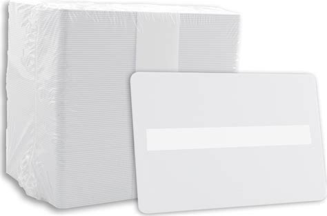 Blank Pvc Cards White Signature Panel Middle 30 Mil 500 Cards Cr80 030 Sm Aptika