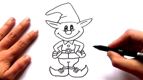 Cómo dibujar un DUENDE fácil paso a paso Dibujo de un Duende YouTube