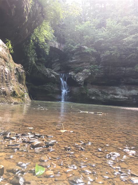 The Devils Bathtub In Hocking Hills Ohio Where Im Currently Campinga