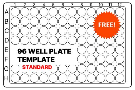 96 Well Plate Template Free Download