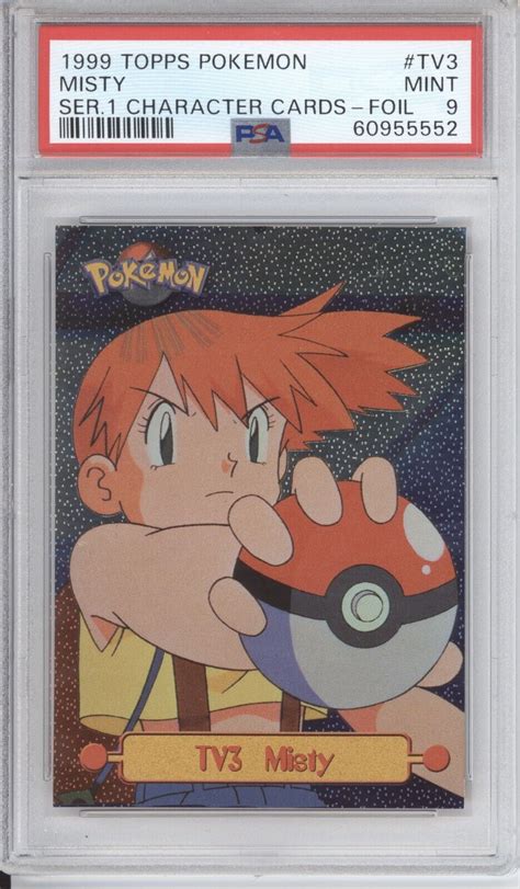 Topps Pok Mon Tv Animation Series Misty Tv Holo Foil Psa