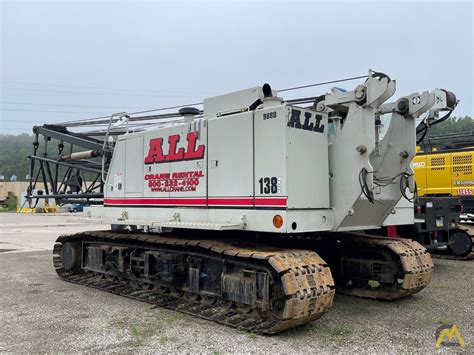 Link Belt Hsl Ton Lattice Boom Crawler Crane For Sale Hoists