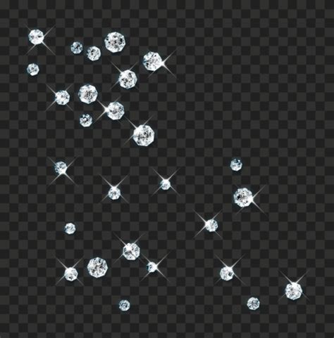 Falling Diamonds Png