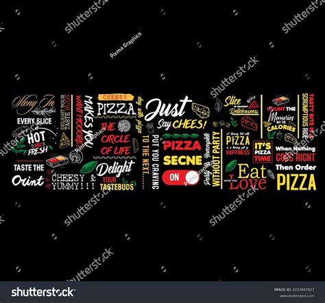 Pizza Seamless Pattern Wallpaper Wall Shop Stock Vector (Royalty Free) 2223947927 | Shutterstock