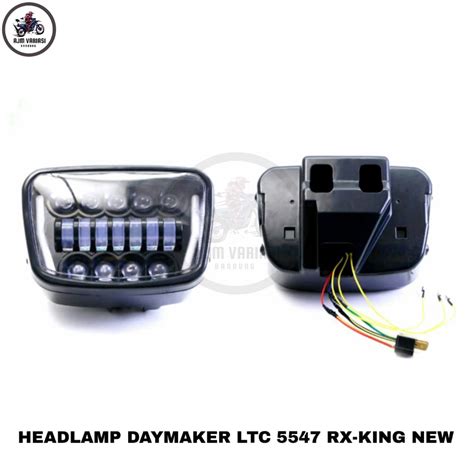 Jual Headlamp Led Daymaker Lamp Lampu Depan Motor Rx King New Scarlet