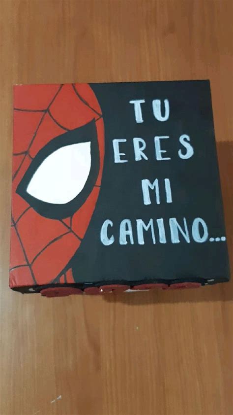 Caja sorpresa de Spiderman Regalos fáciles para novio Regalos