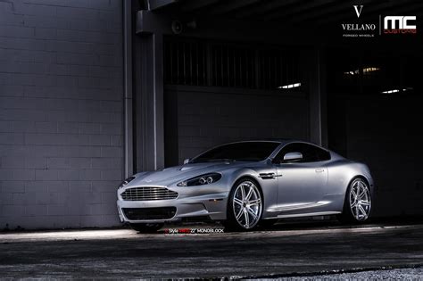 Aston Martin Dbs Grey Vellano Wheels Tuning Cars Wallpapers HD