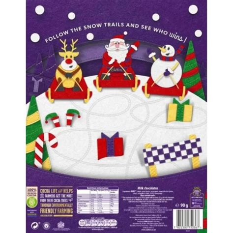 Cadbury Dairy Milk Chocolate Advent Calendar 90g Pack Of 12