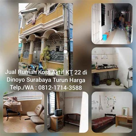 Rumah Kost Dijual Surabaya Di Dinoyo Masih Aktif Turun Harga