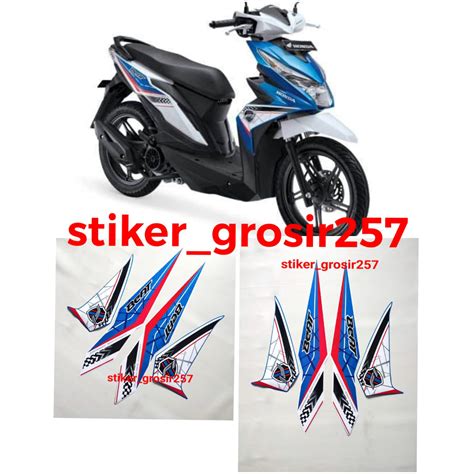 Jual STIKER STRIPING LIS LES POLET BODY MOTOR HONDA BEAT FI ESP 2016