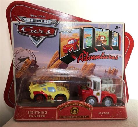 Disney Cars Mini Adventures Radiator Springs Fire Department Mcqueen