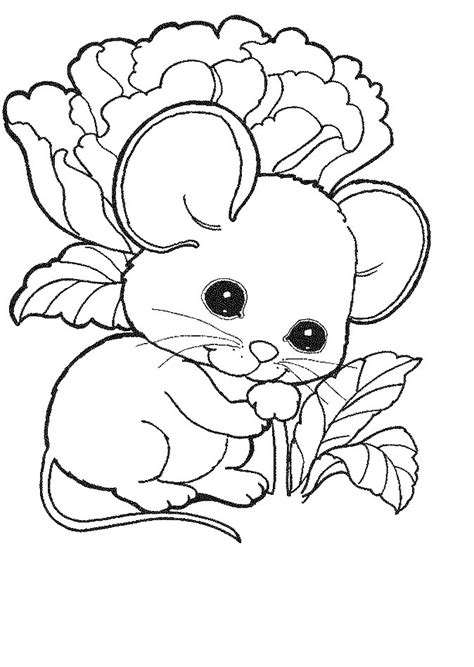 Coloriages Souris Animaux Dessins à Colorier Coloriages à