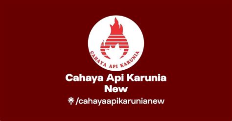 Cahaya Api Karunia New Instagram Facebook Linktree