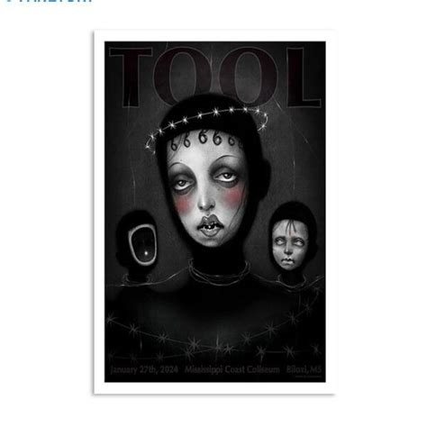 Tool Mississippi Coast Coliseum Biloxi Ms January Poster