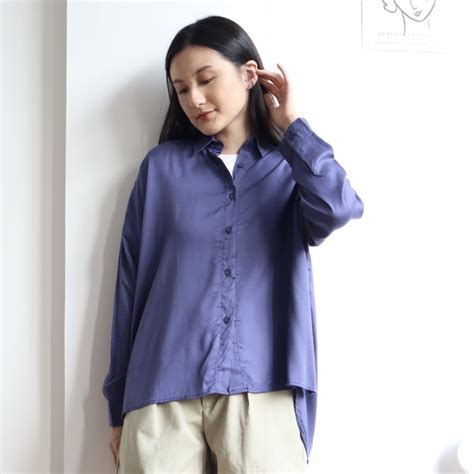 Jual Msmo Korean Oversized Shirt Ae Ri Kemeja Oversize Kemeja Kantor