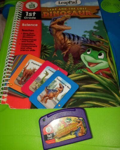 Leap Frog Leappad Game Leap And The Lost Dinosaur Cartridge And Book