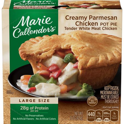 Marie Callenders Creamy Parmesan Chicken Pot Pie Recipe