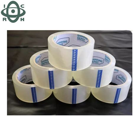 High Adhesion Bopp Acrylic Adhesive Tape Clear Brown Color Customized