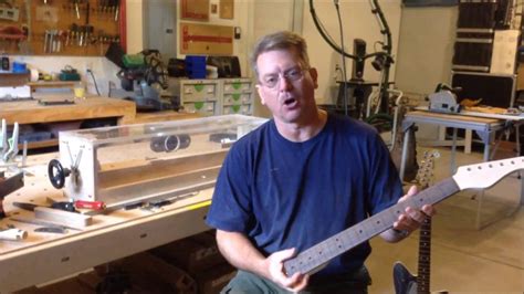 Maximum Custom Guitars Neck Contouring Jig YouTube