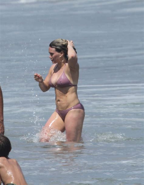 Hilary Duff In Bikini At A Beach In Malibu 07 09 2017 Hawtcelebs