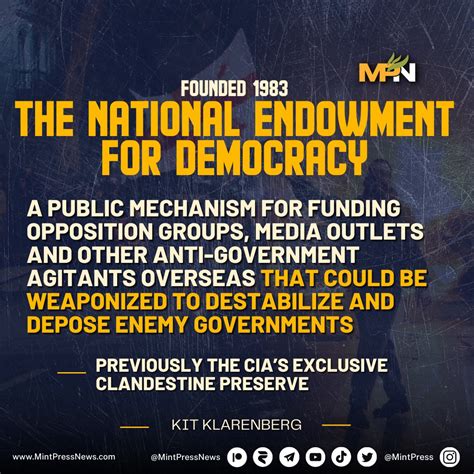 Mintpress News On Twitter The National Endowment For Democracy