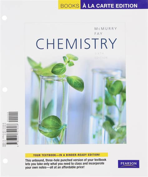 Chemistry Books A La Carte Edition McMurry John E Fay Robert C