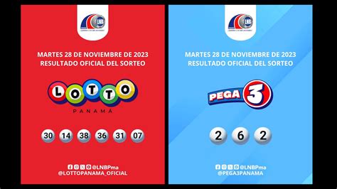 Resultados Sorteos Lotto Y Pega 3 Lnb De 28 De Noviembre De 2023 En