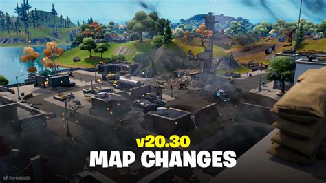 Fortnite V20 30 Map Changes Tilted Towers Destroyed Again