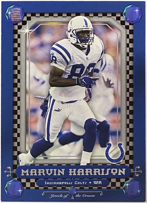 Marvin Harrison Sr Pacific Crown Royale Indianapolis Colts Jewels